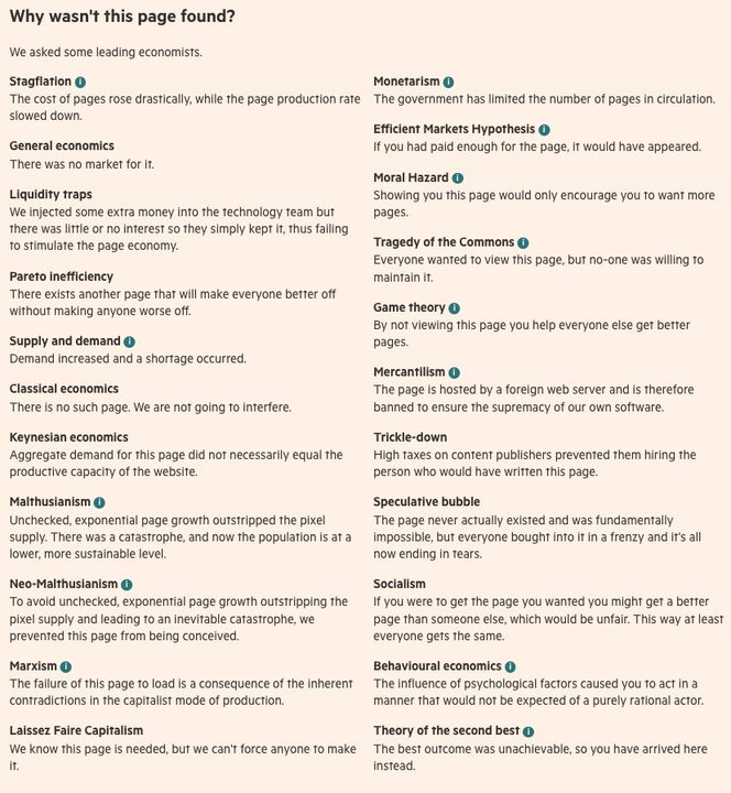 The FT's 404 error page.