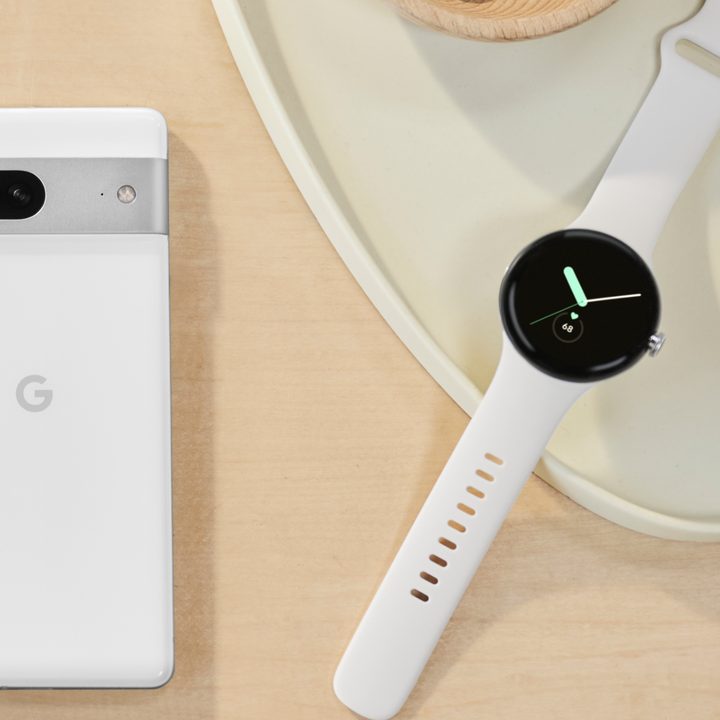 Google Pixel 7 and Google Pixel Watch.