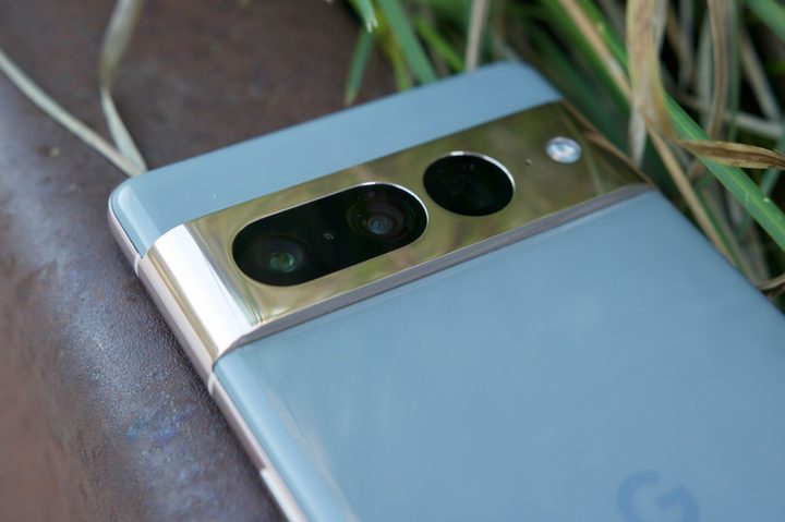 The camera bar on the Google Pixel 7 Pro.