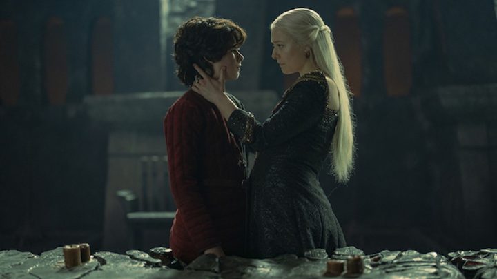 Rhaeneyra conforts Luke in The House of the Dragon.