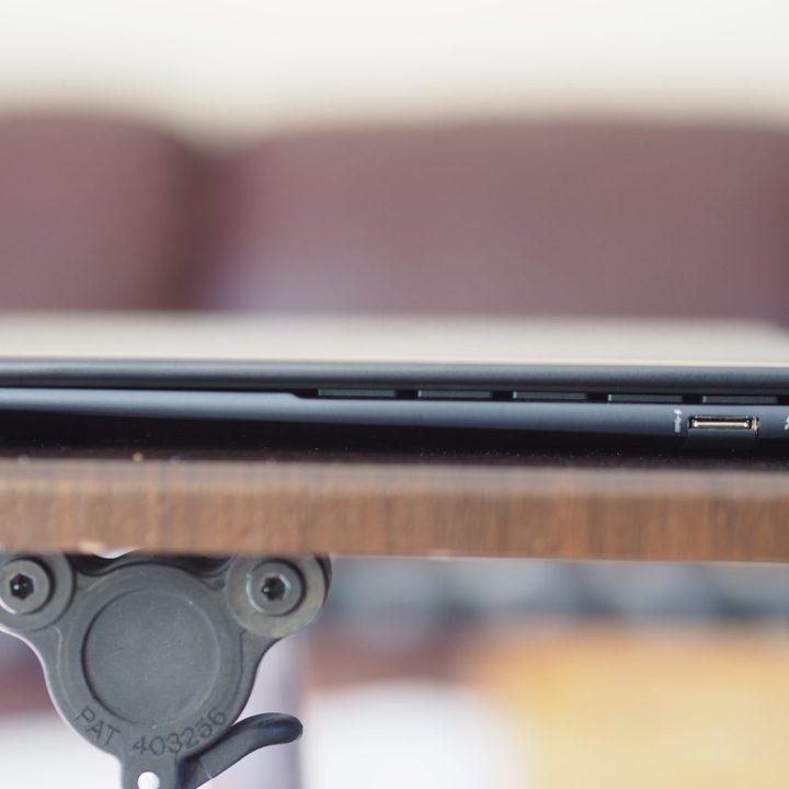 HP Envy x360 13 2022 right side showing ports.