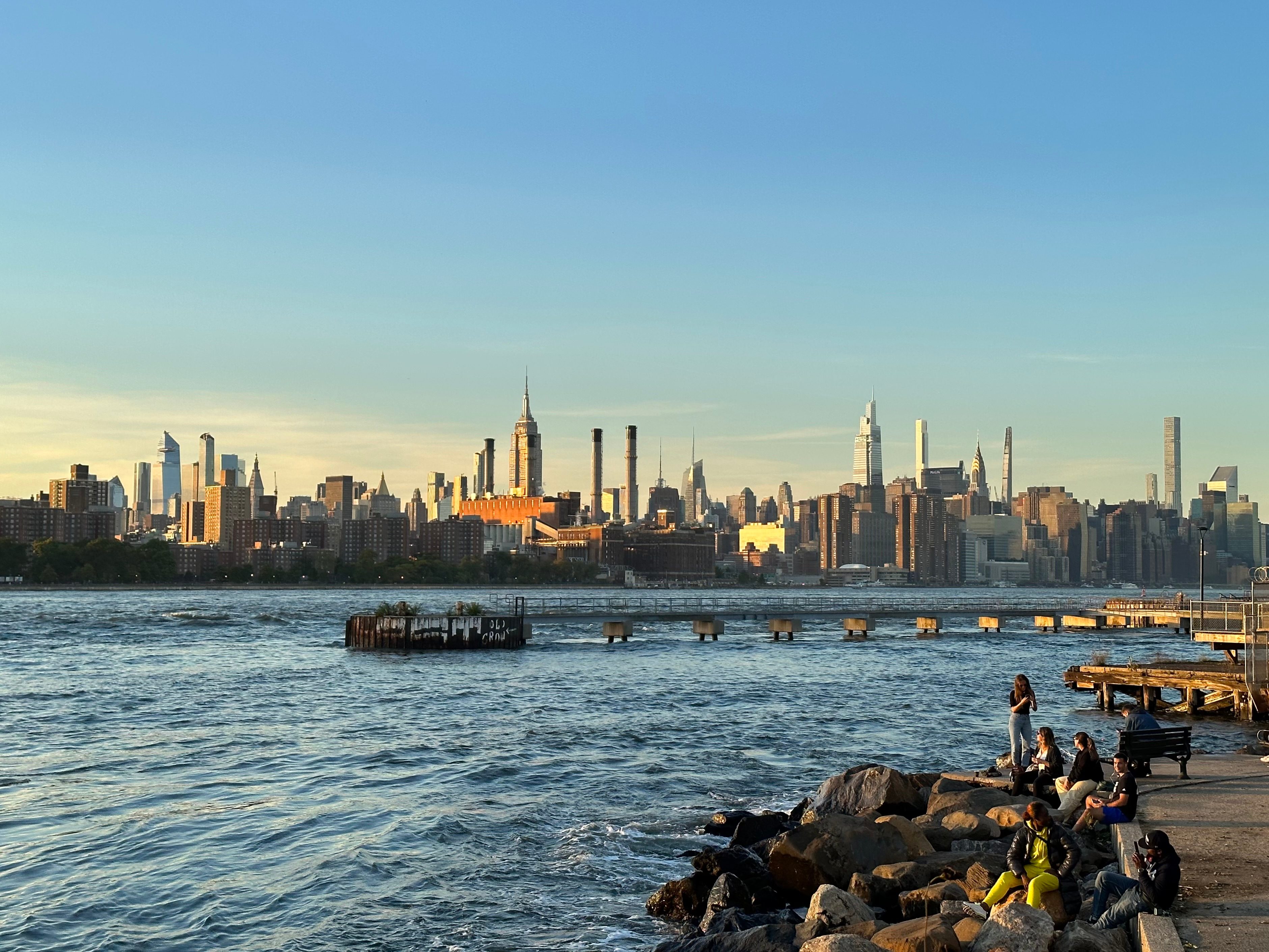 Photo of Manhattan skyline, taken with the iPhone 14 Pro.