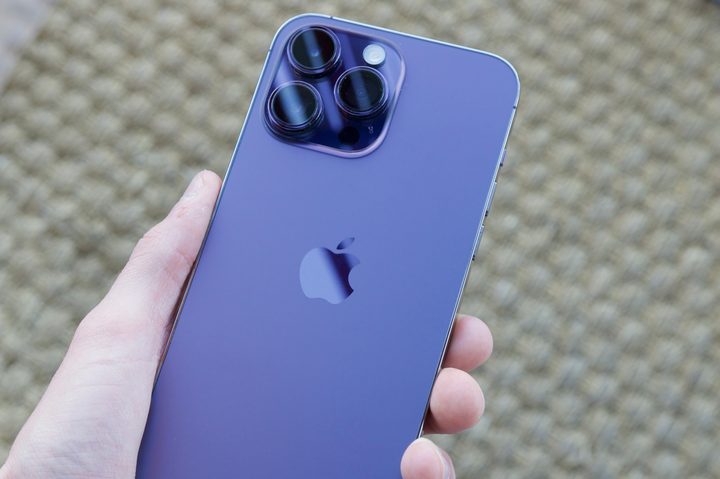 The back of the iPhone 14 Pro Max.