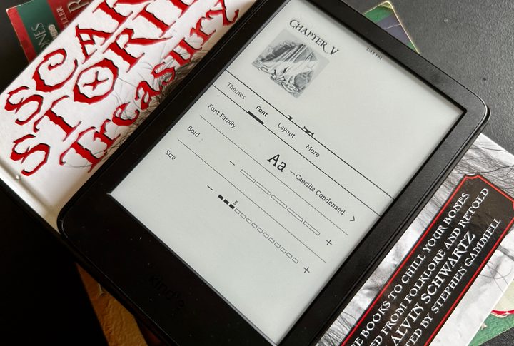 Amazon Kindle (2022) reading settings