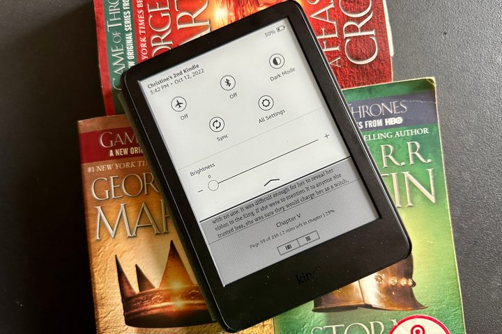 Amazon Kindle (2022) system settings
