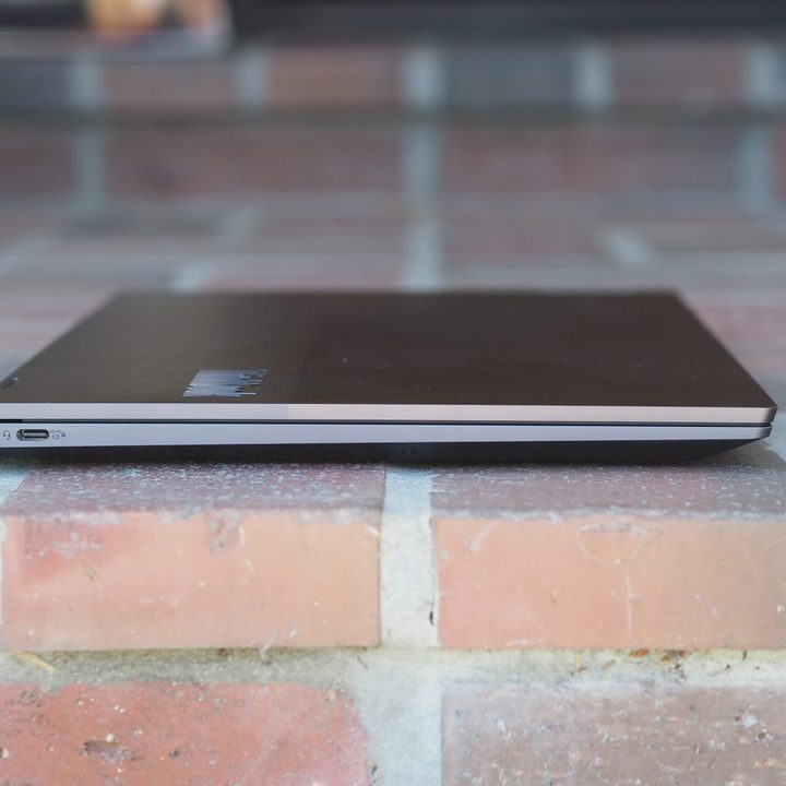Lenovo ThinkBook Plus Gen 3 left side view showing ports.