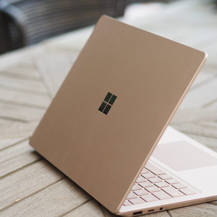 The lid of the Surface Laptop 5.