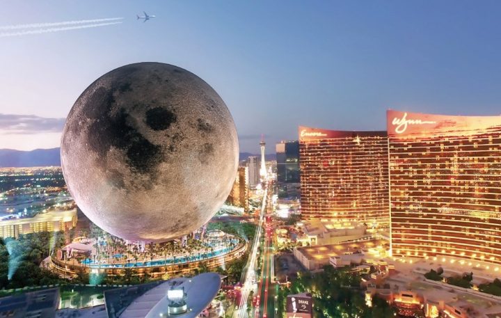The Moon resort as it could look in Las Vegas.