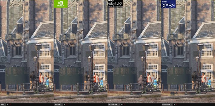 XeSS, DLSS, and FSR image quality comparison in Modern Warfare 2.