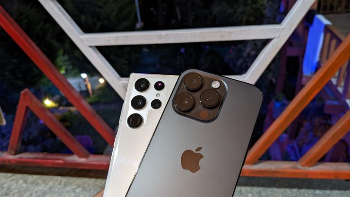 iPhone 14 Pro vs Galaxy S22 Ultra camera