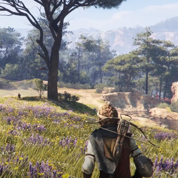 A screenshot of Plague Tale: Requiem with RTX On.