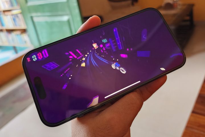 Playing Sayonara on the iPhone 14 Pro