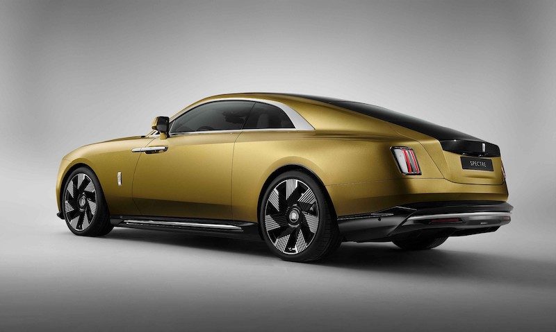 Rolls-Royce's Spectre, its first all-electric vehicle.