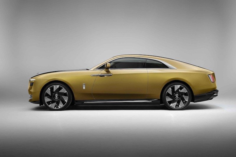 Rolls-Royce's Spectre, its first all-electric vehicle.