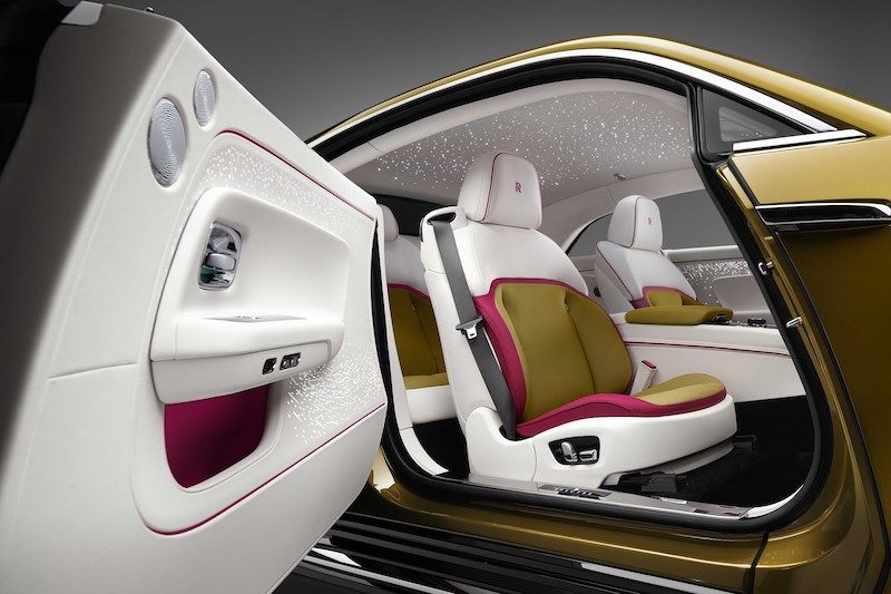Rolls-Royce's Spectre, its first all-electric vehicle.