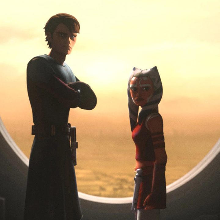 Ahsoka and Anakin in Tales of the Jedi