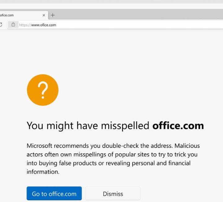 Microsoft Defender SmartScreen helps protect users against websites that engage in phishing and malware campaigns.