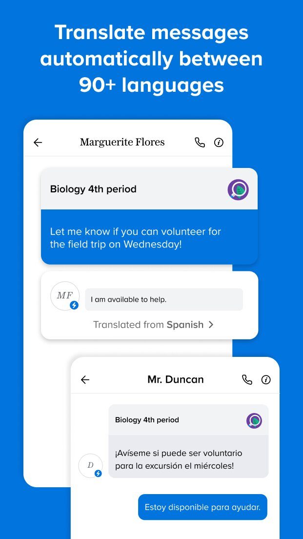 Remind: School Communication app chats.