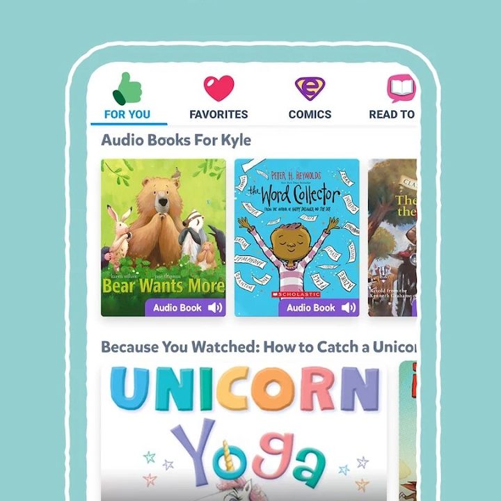 Epic Unlimited Books for Kids library.