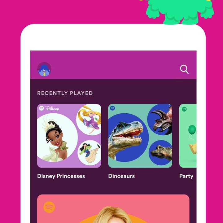 Spotify Kids playlists.
