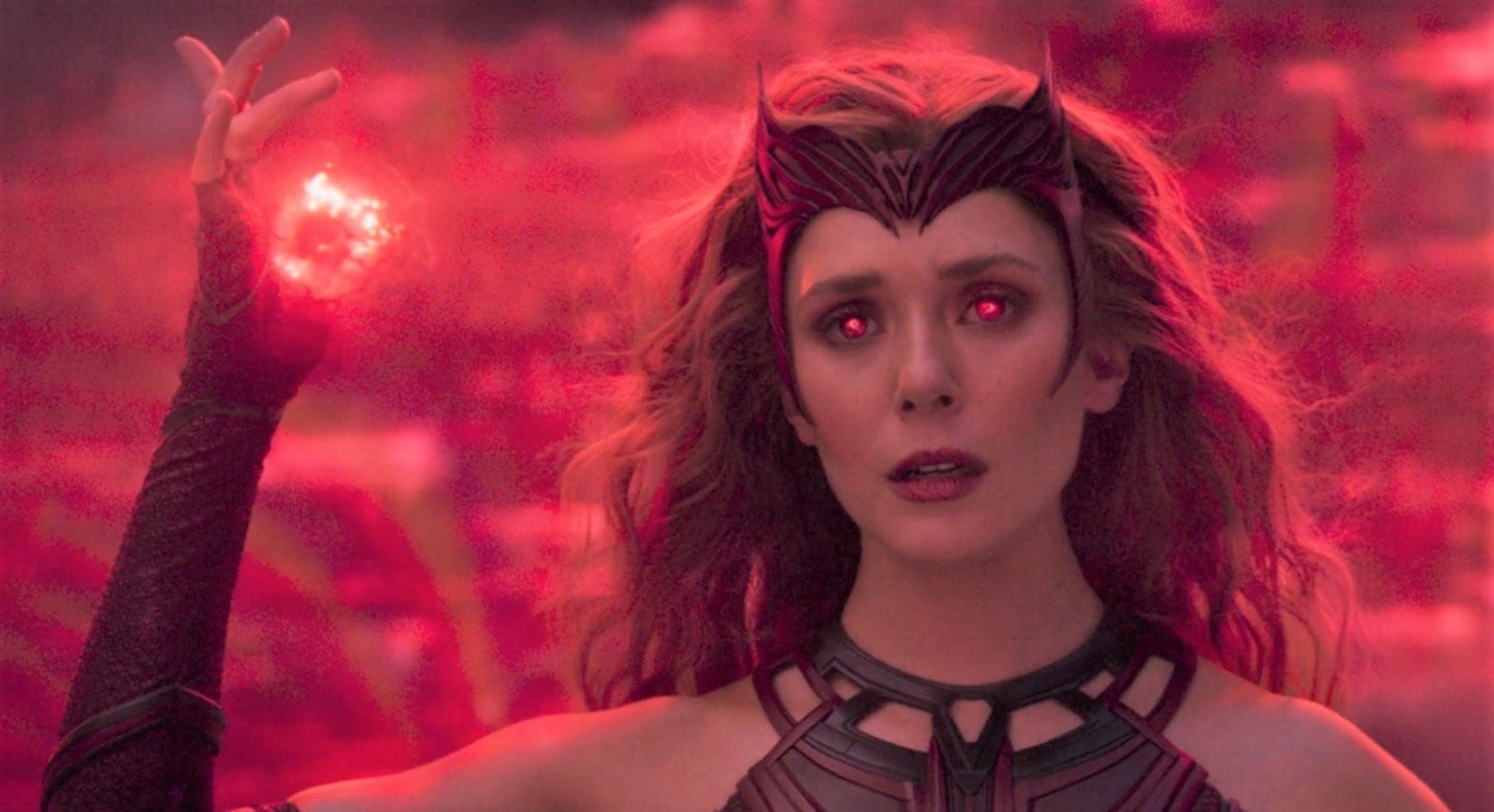Scarlet Witch powers up in WandaVision.