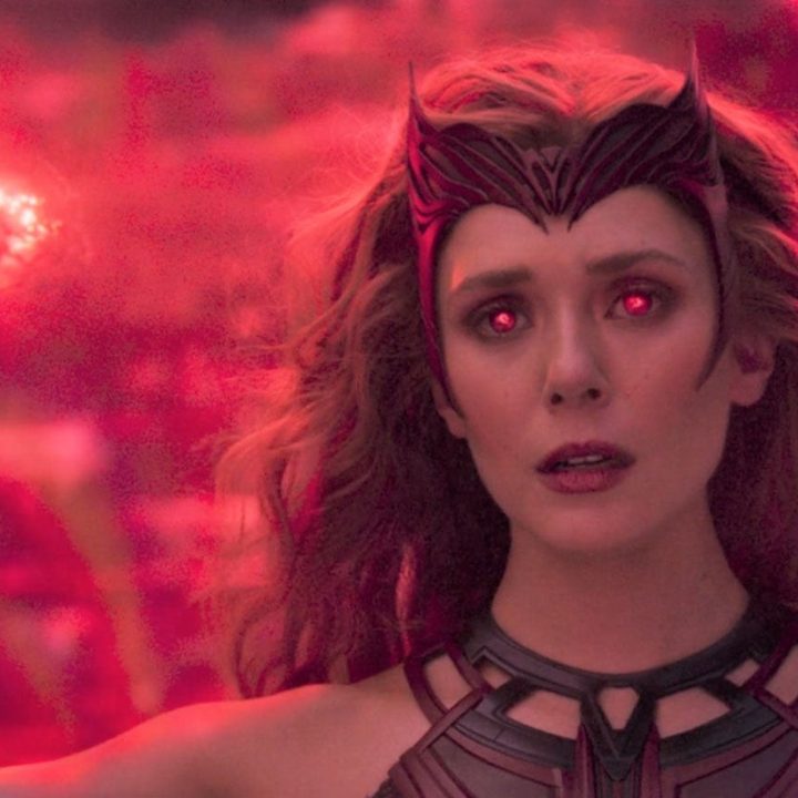Scarlet Witch powers up in "WandaVision."