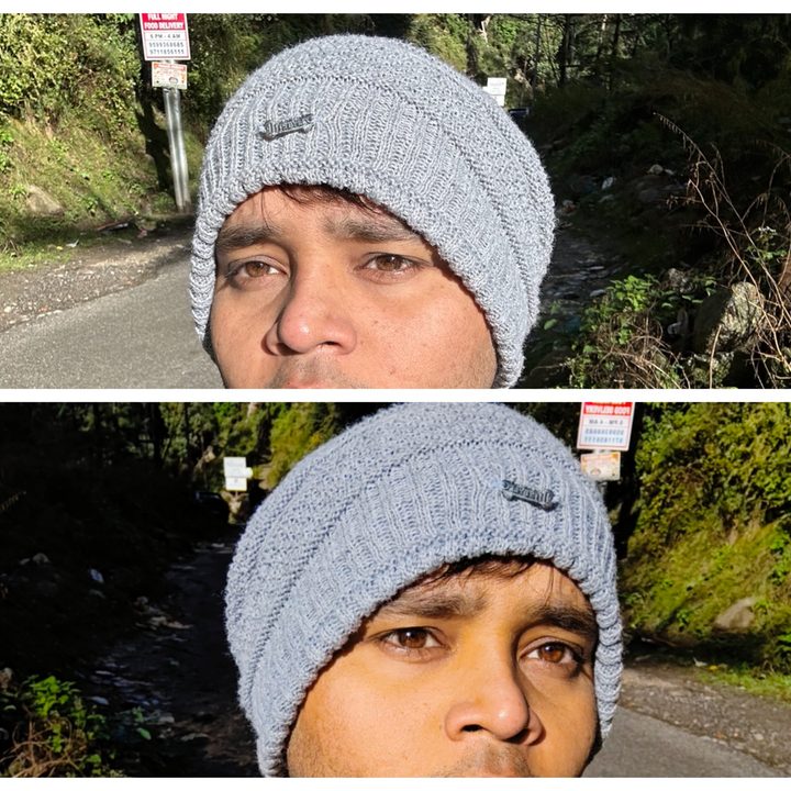 Selfies from iPhone 14 Pro and OnePlus 10 Pro