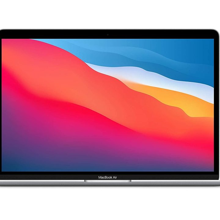 A 2020 Apple MacBook Air laptop on a white background.