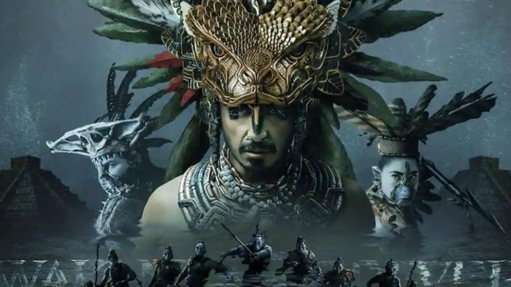 Attuma, Namor, and Namora with other Talokans in the poster for Black Panther: Wakanda Forever.