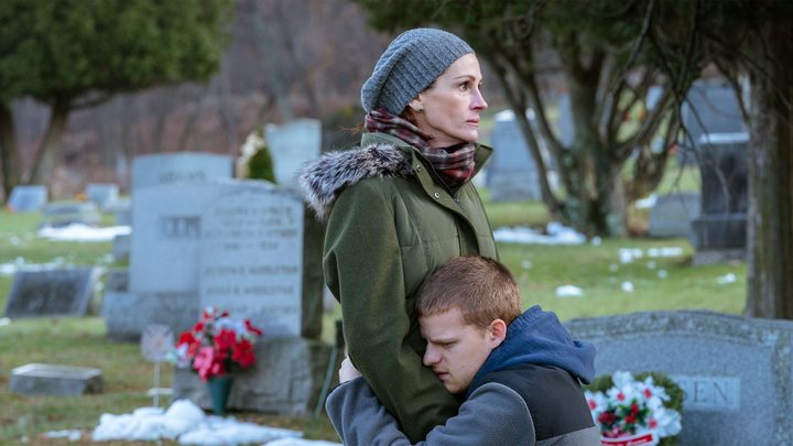 Julia Roberts and Lucas Hedges in Ben is Back.
