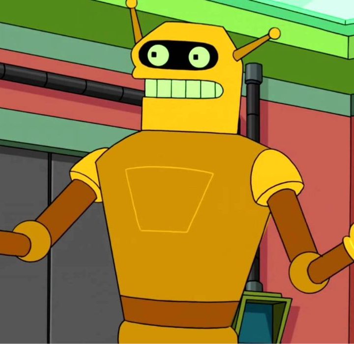 Calculon delivers another dramatic monologue in Futurama