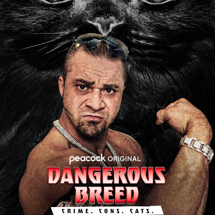 Teddy Hart making a fist on the poster for Dangerous Breed.