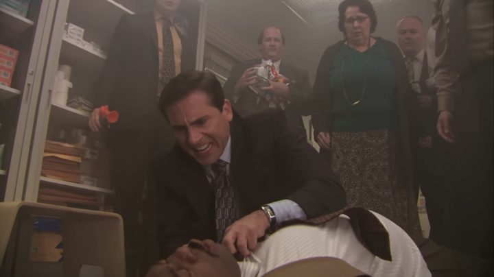 the-office-michael-kneeling-over-stanley