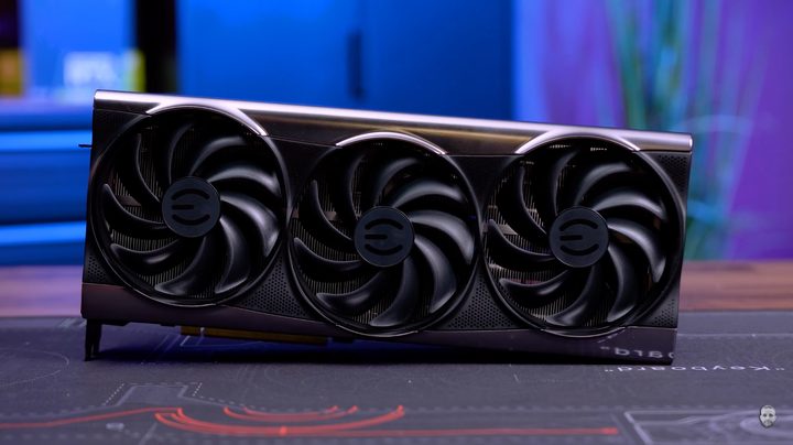 EVGA's prototype RTX 4090 graphics card.