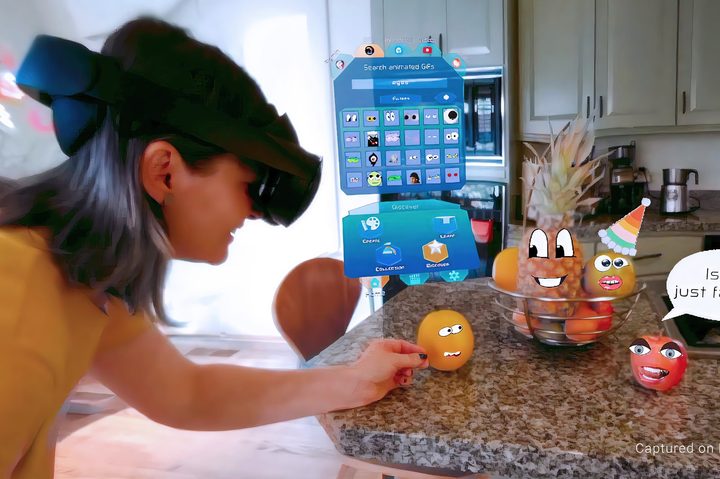 Figmin XR brings animation to your living room or office.