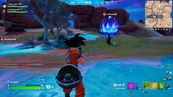 A Reality Sapling in Fortnite.