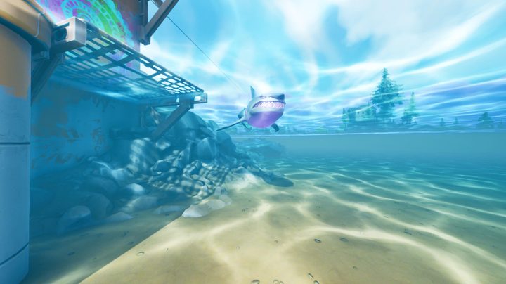 A shark in Fortnite.