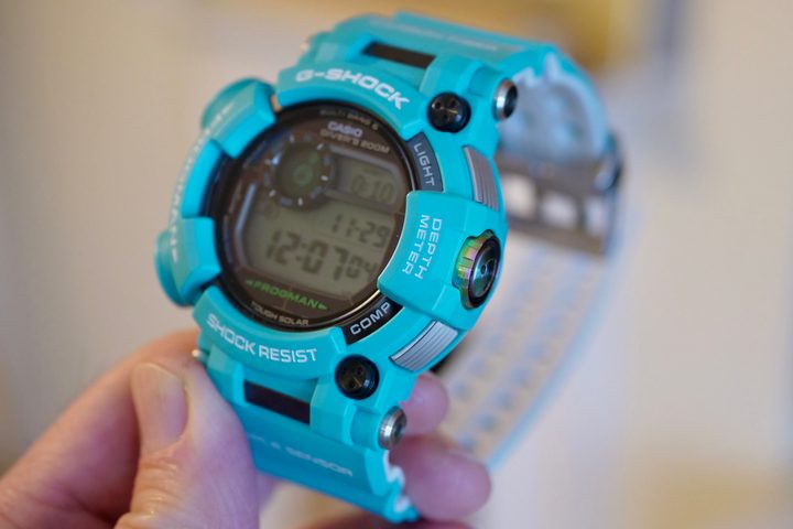The depth gauge on the Casio G-Shock GWF-D1000 Frogman.