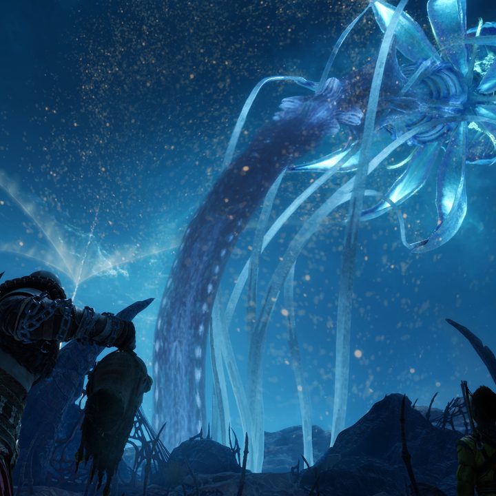 The Hafgufa flies away in God of War Ragnarok.