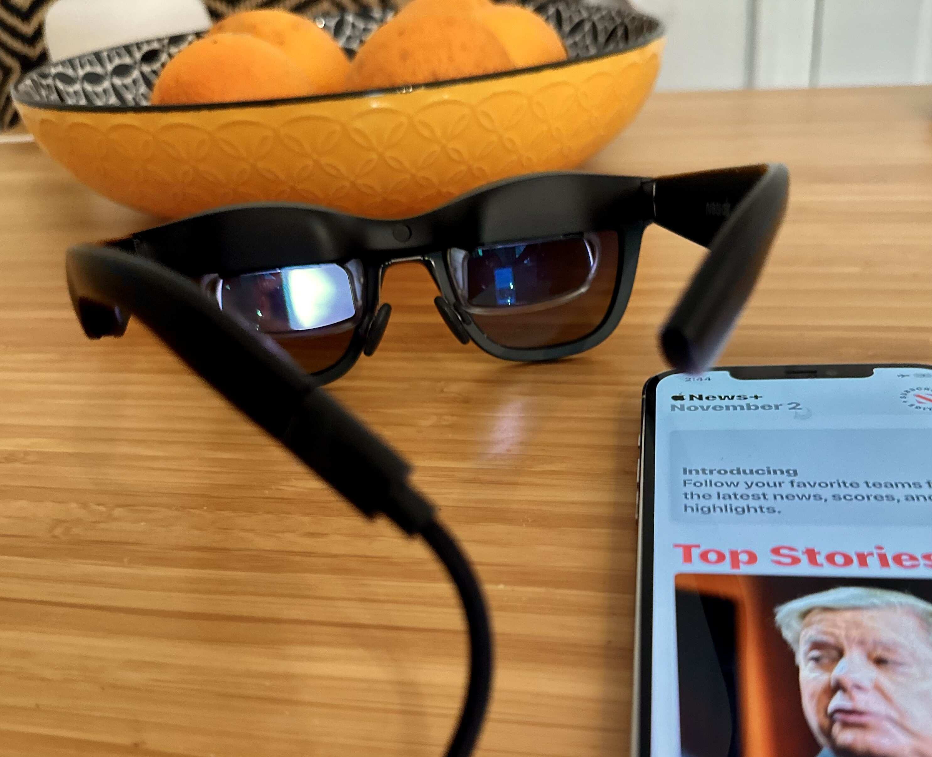 I used the Nreal Air AR glasses to totally transform my iPhone