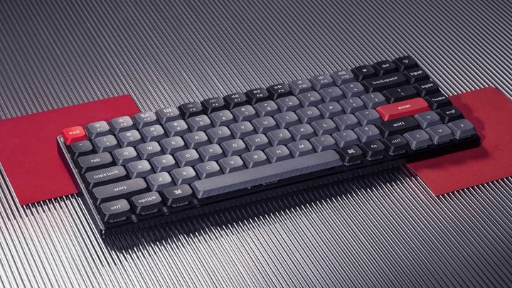 The Keychron S1 mechanical keyboard sitting on a desk.