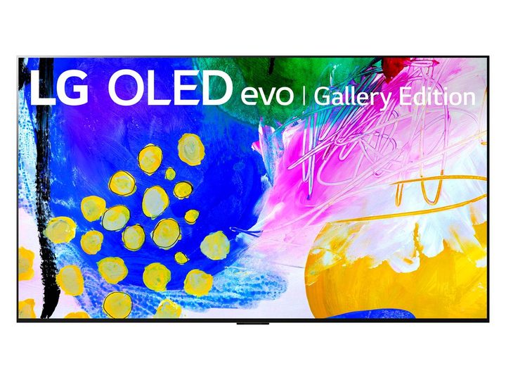 The LG 65-inch G2 4K OLED Smart TV against a white background.