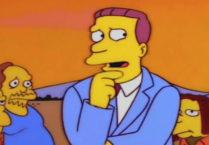 Lionel Hutz stands in the courtroom trying his best to make a case