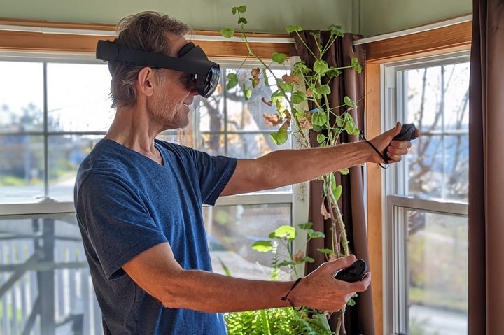 Meta's new Quest Pro Touch Controllers are fast and accurate.