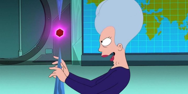 Mom crafts an evil plan in Futurama