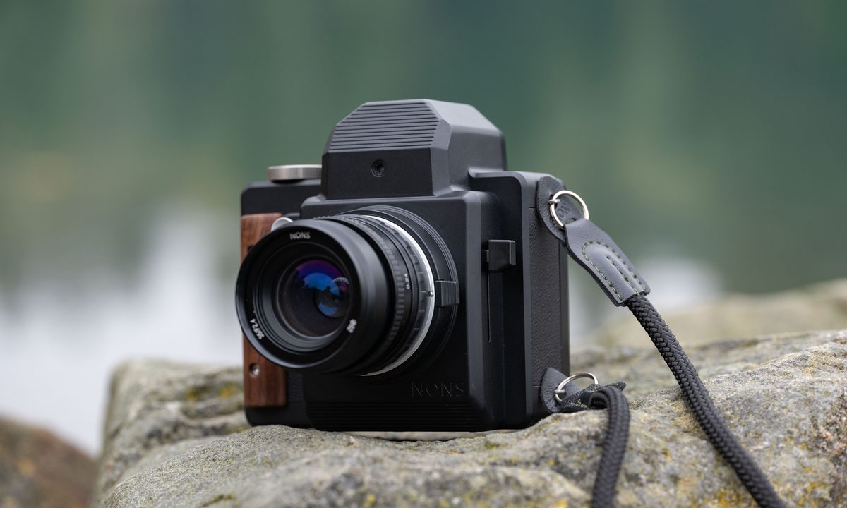 The Nons SL660 on a rock by the water.