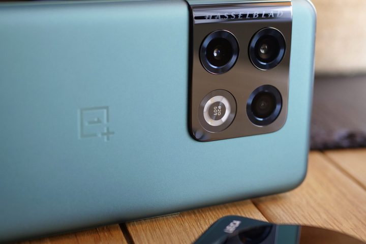The OnePlus 10 Pro's camera module.