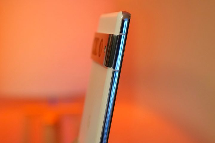 The side of the Pixel 7 Pro's camera modile.