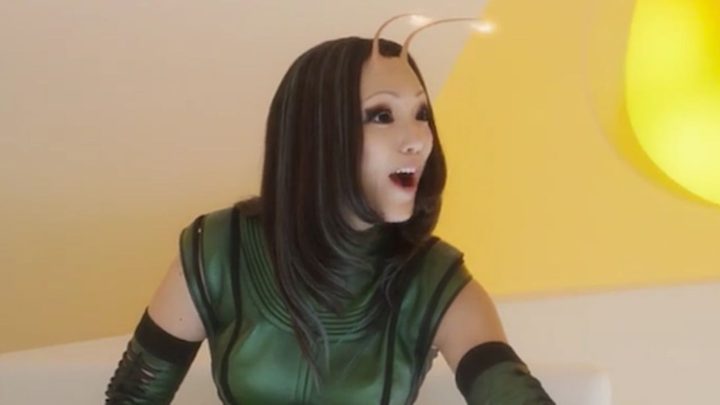 Mantis laughing in Guardians of the Galaxy Vol. 2.