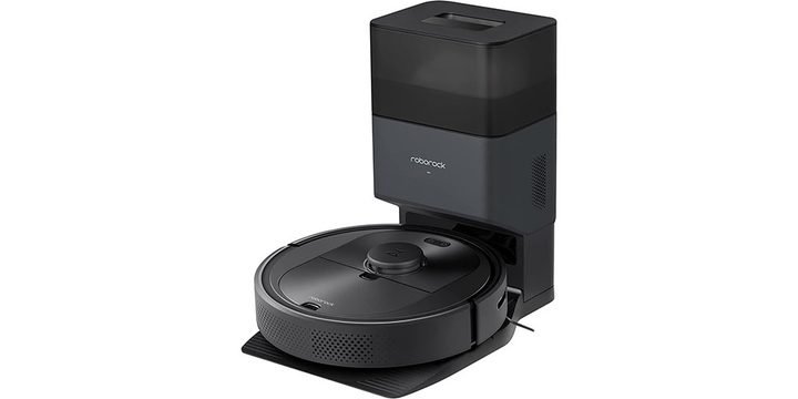 Roborock Q5+ on a white background.